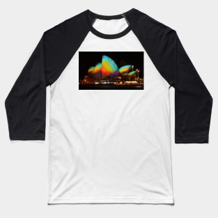 Rainbow Opera House Baseball T-Shirt